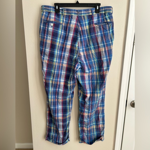 Brooks Brothers Madras Patchwork Plaid Vintage Golf  Pants - Picture 4 of 4